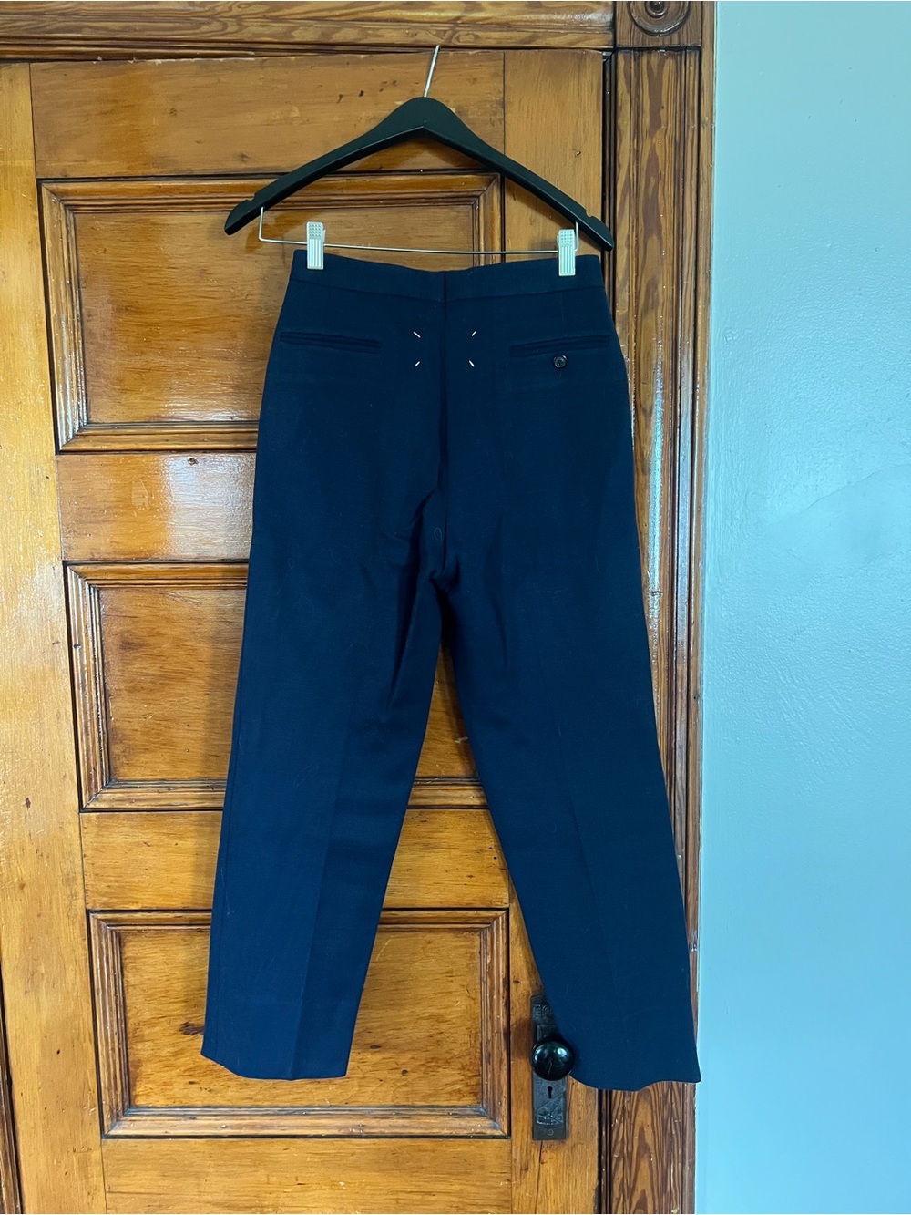 Maison Margiela Women's Navy Dress Pants